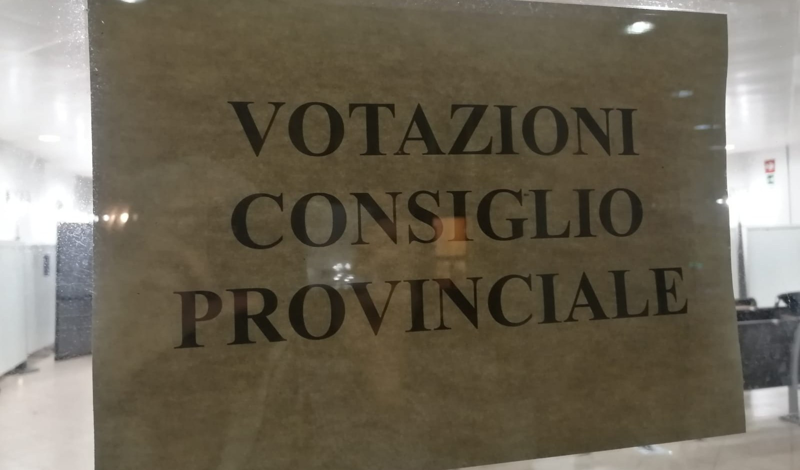 Elezioni provinciali, quasi 70% di affluenza per il rinnovo del Consiglio