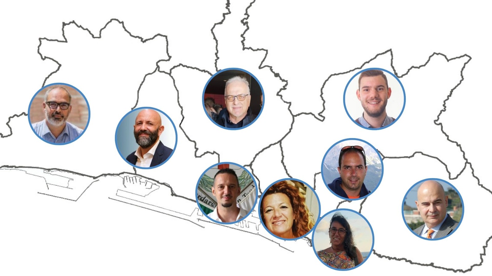 La mappa dei candidati presidenti ai municipi per il centrosinistra