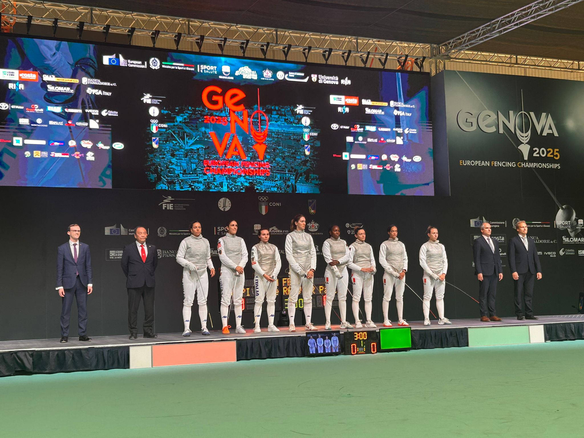 Europei di scherma Genova 2025, l'Italia è campione nel fioretto femminile 