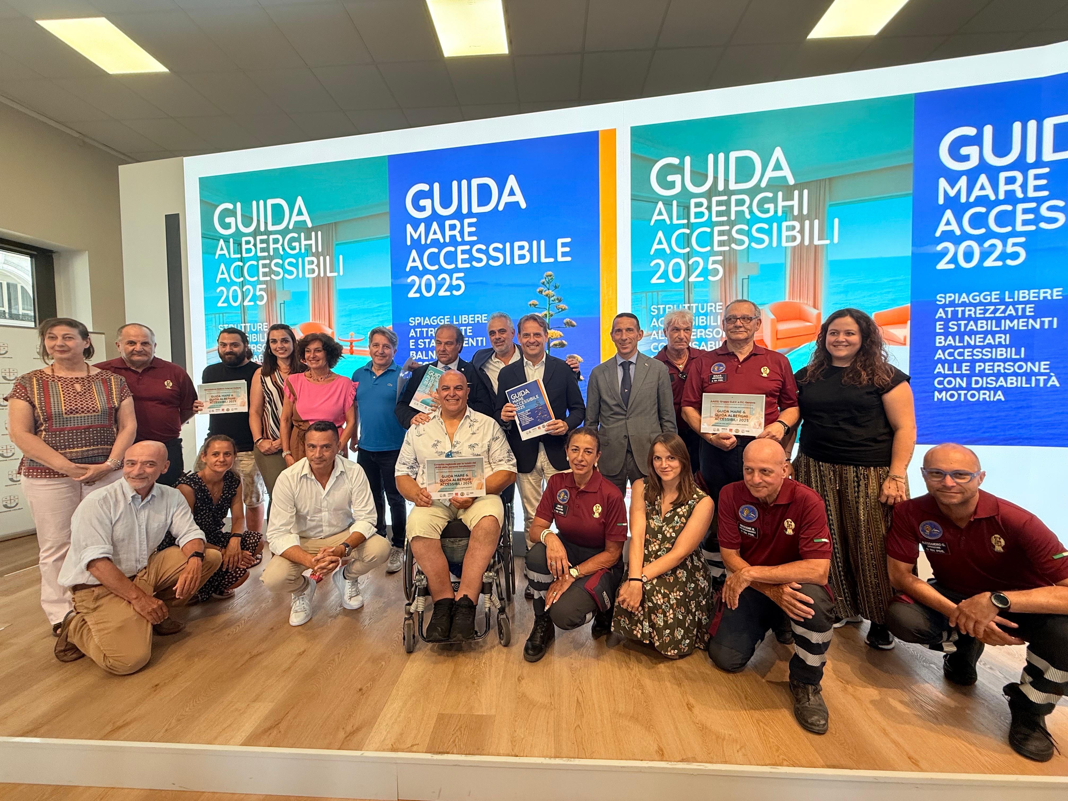 Liguria, online la guida mare accessibile 2025 e la nuova guida alberghi accessibili 