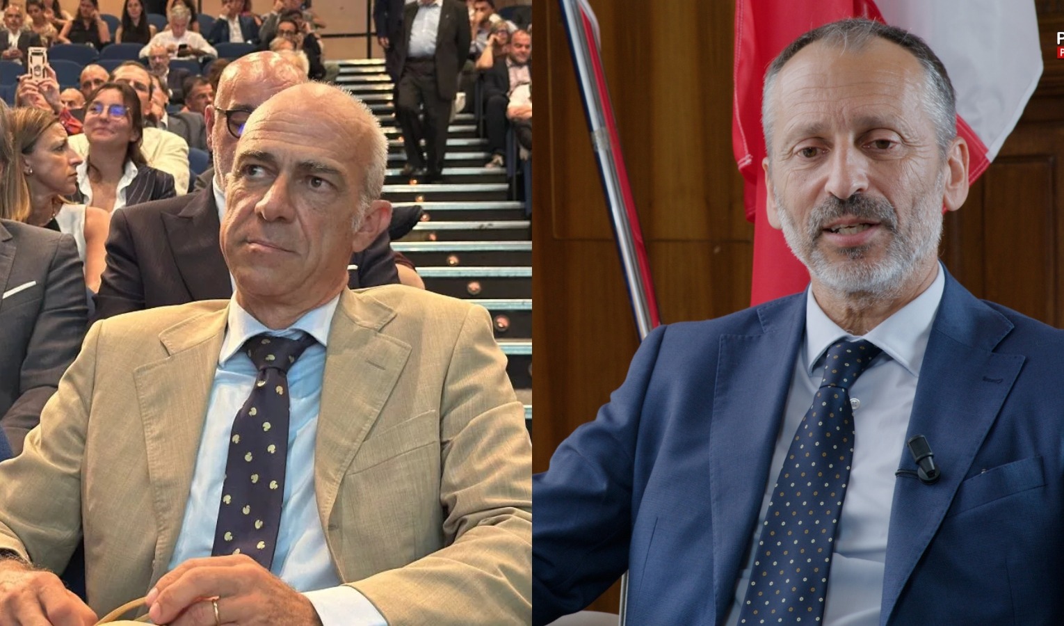 Il presidente di Confindustria Ferrari e il presidente dell'Authority Paroli