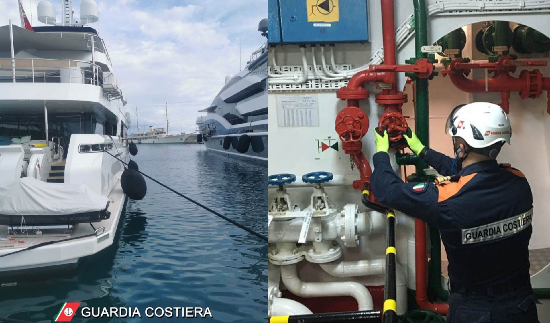 Yacht viola norme per la sicurezza, sotto fermo della Guardia Costiera di Genova 