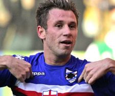 Samp, primo allenamento per Cassano 