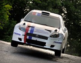Luca Rossetti al via al rally di Bulgaria 