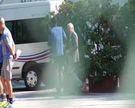 Samp, Riccardo Garrone in visita a Bogliasco