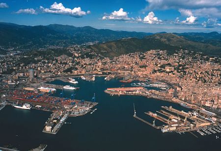 Sbarca a Genova il 
