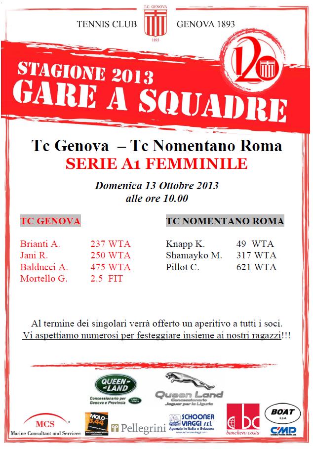 Una domenica da leoni per il tennis genovese