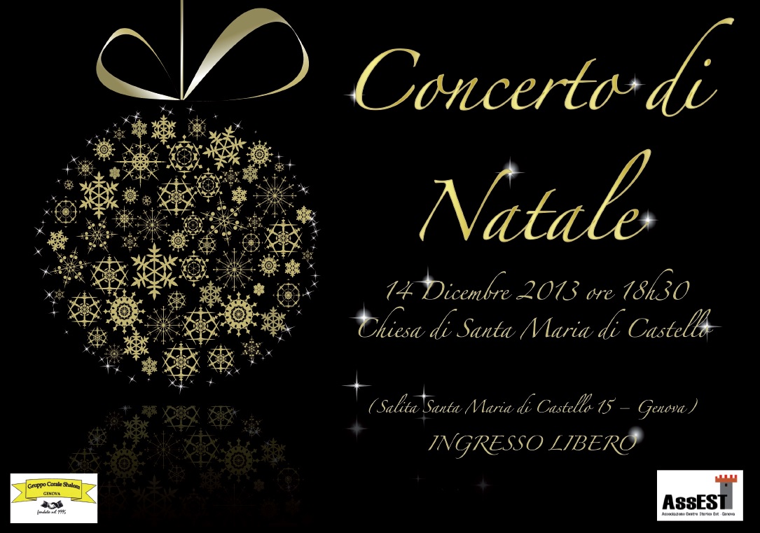 Domani concerto natalizio di beneficienza alla Chiesa di Santa Maria di Castello