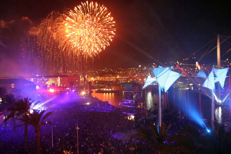 Notte di Capodanno, grande successo a Genova tra musica e arte
