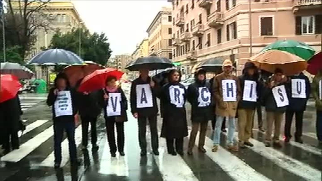 Protesta ad Albaro per il cantiere eterno di via Montezovetto