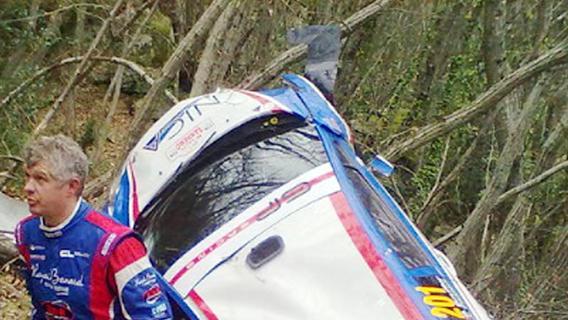 #rallyesanremo: forfait Bouffier dopo l'uscita nello shakedown