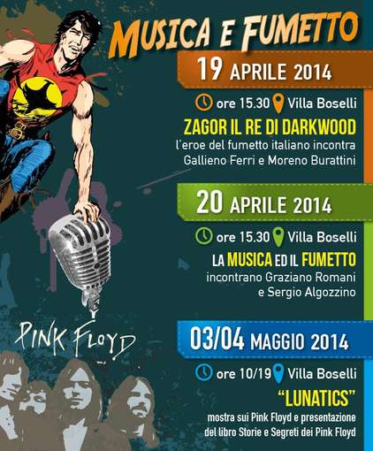 Fino al 4 maggio “Musica e fumetto” a Taggia 