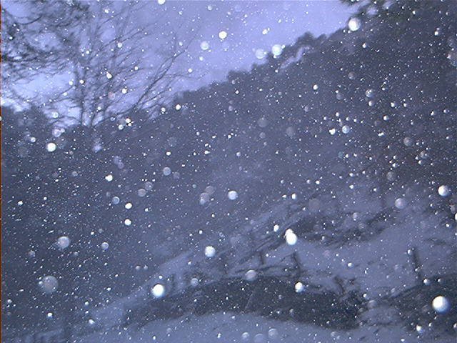 Nell'entroterra del Tigullio alcune spruzzate di neve sulle vette più alte