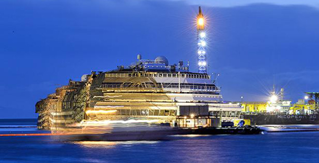 Costa Concordia, la speranza dei lavoratori delle riparazioni navali