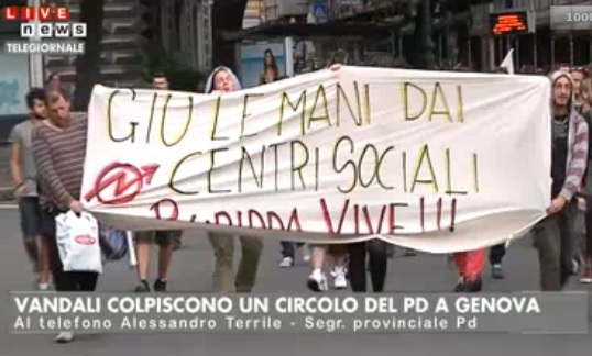Sgombero del Buridda, oggi nuovo presidio e manifestazione