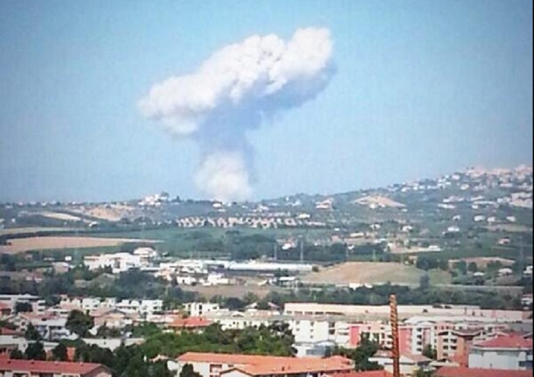 Tagliacozzo, esplosione in una fabbrica di fuochi artificiali: due morti