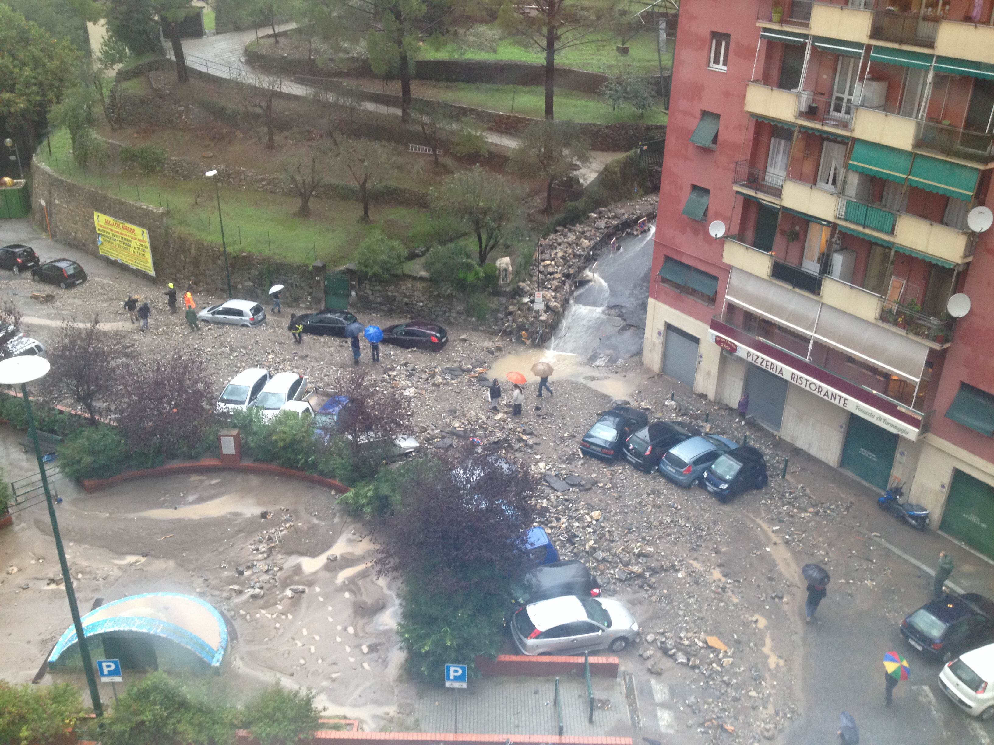 Alluvione, fino al 18 ottobre raccolta generi alimentari per Montoggio