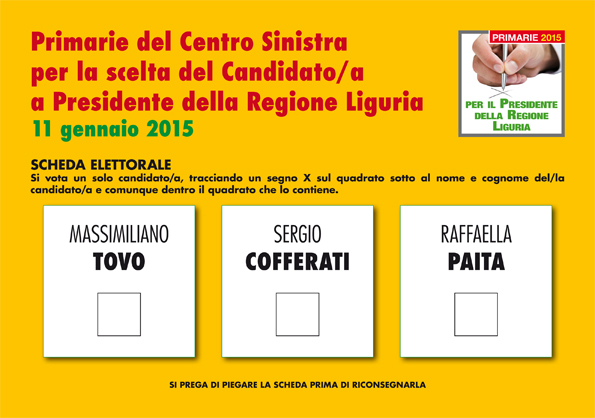 Primarie regionali, i garanti: 