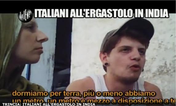 La gioia di Tomaso Bruno appena liberato in India: 