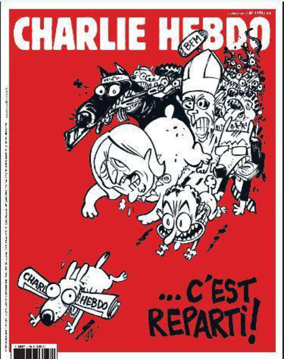 Domani torna in edicola Charlie Hebdo con due milioni e mezzo di copie 