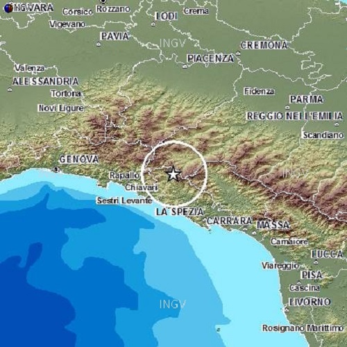 Scossa di terremoto a Varese Ligure: nessun danno
