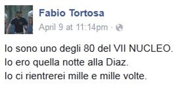 Un poliziotto romano su Facebook: 