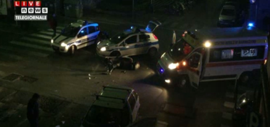 Incidente a Marassi: scooter contro auto, un ferito gravissimo 