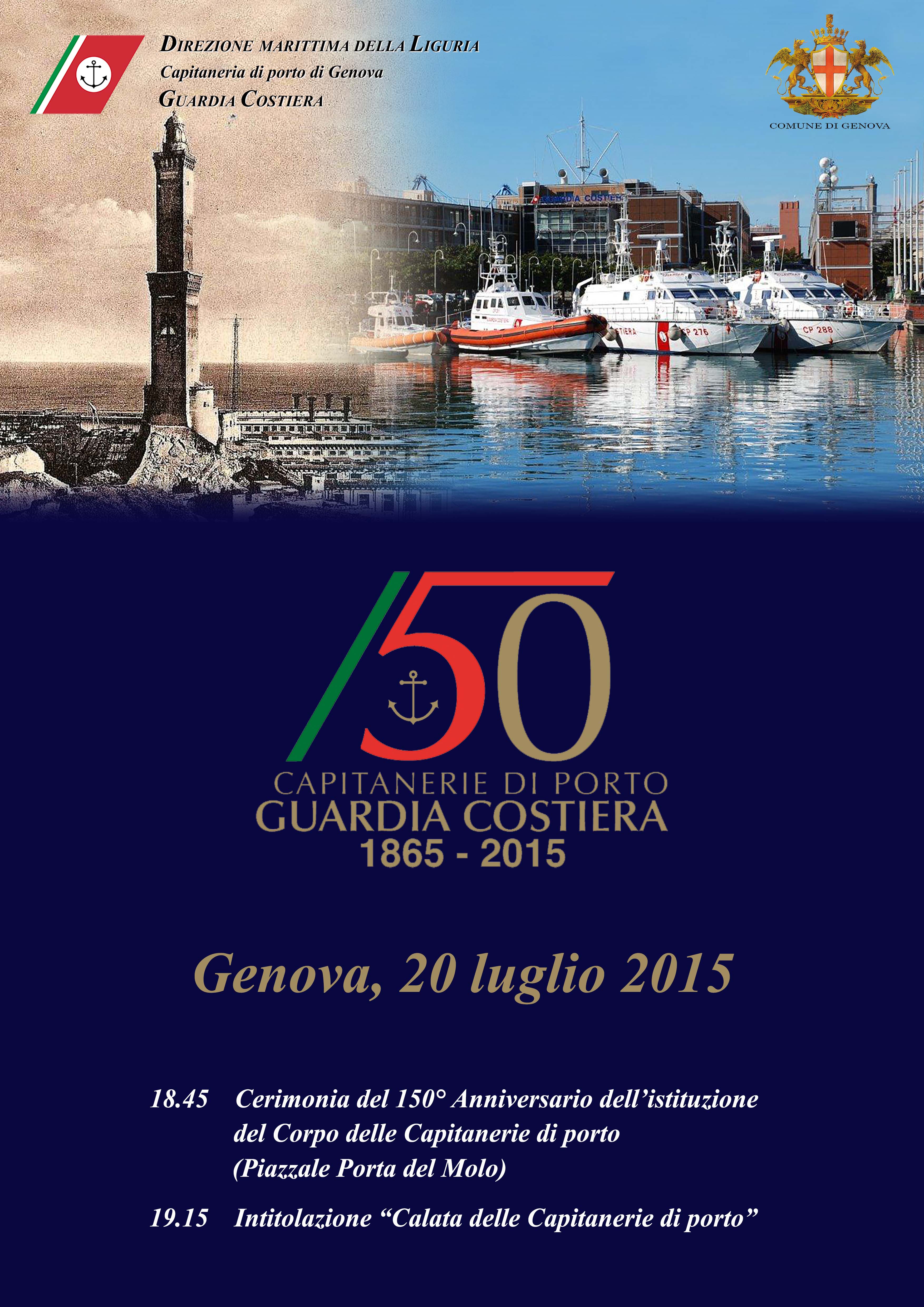 Festa per i 150 delle Capitanerie di porto
