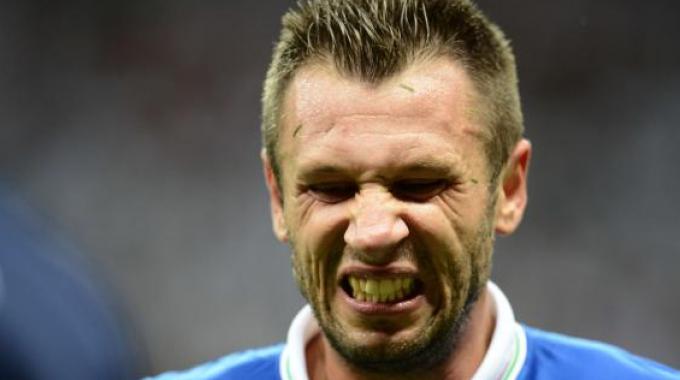 Sampdoria, subito un problema muscolare per Cassano