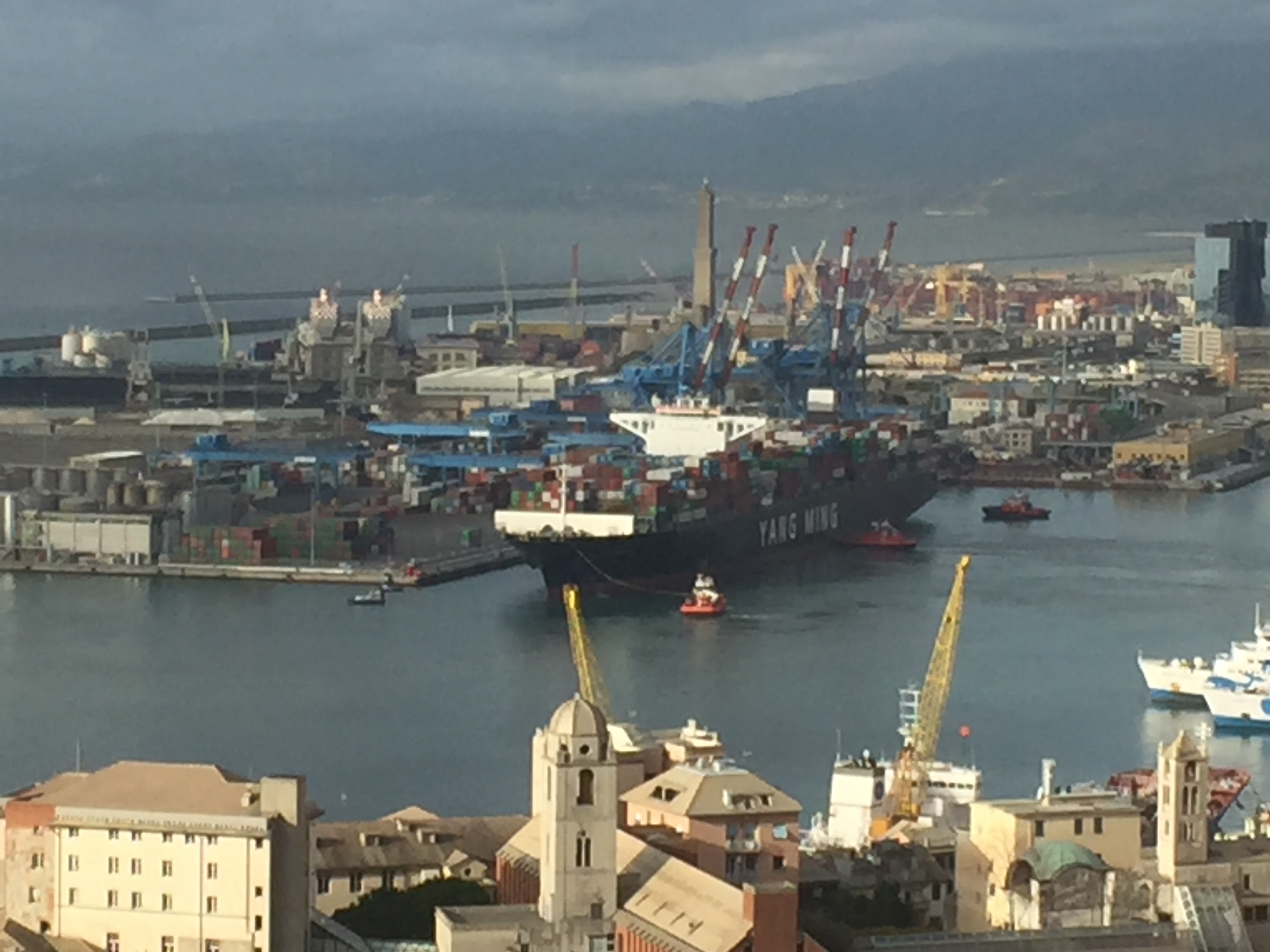 Giornata storica per il Porto di Genova, attracca un bastimento da 14mila Teu