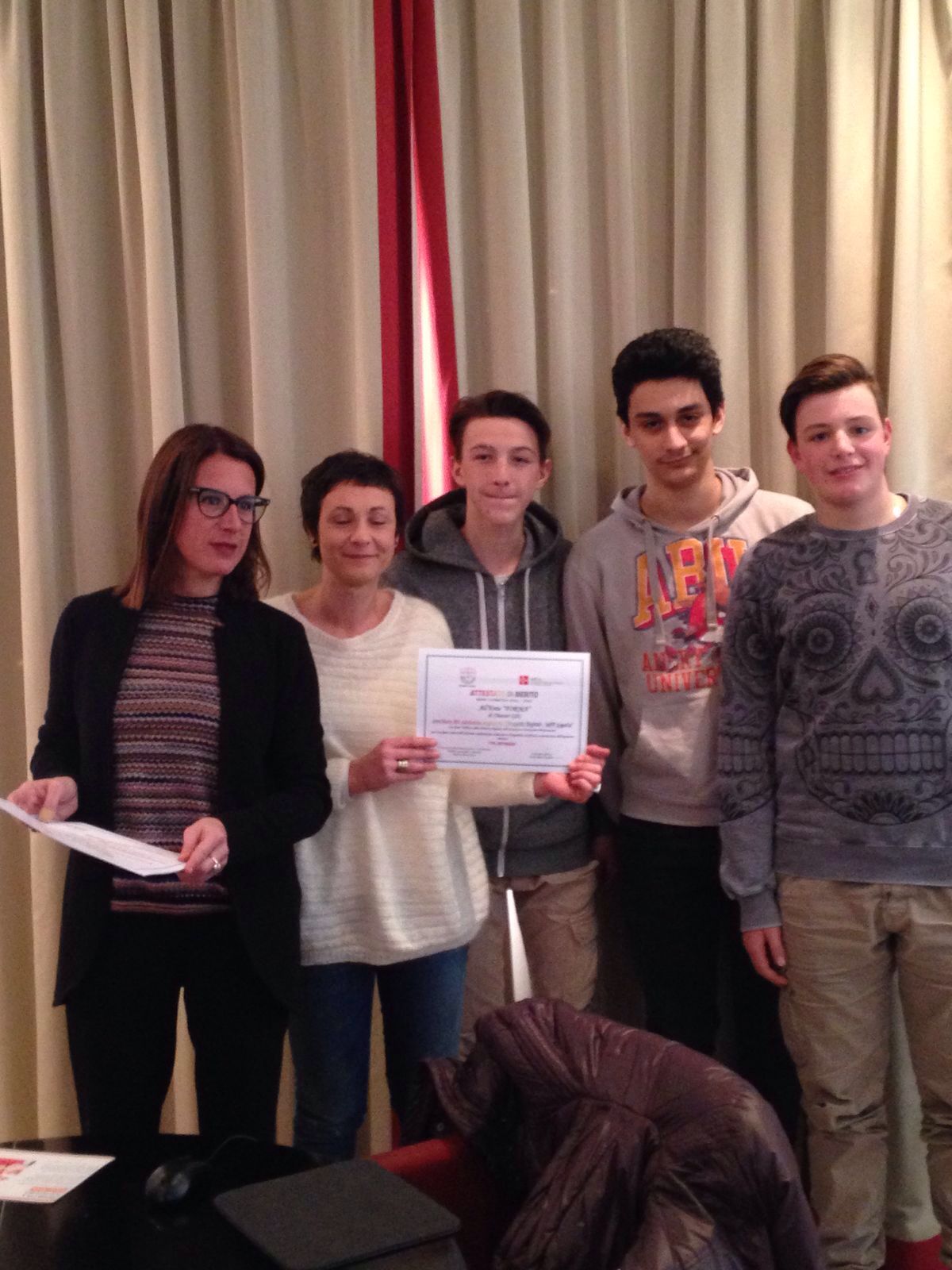 L'assessore Cavo premia gli istituti professionali vincitori del progetto 
