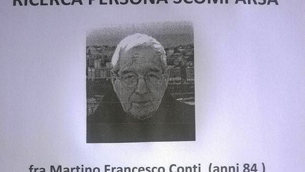 Ritrovato il frate scomparso: è in buone condizioni ma in stato di shock