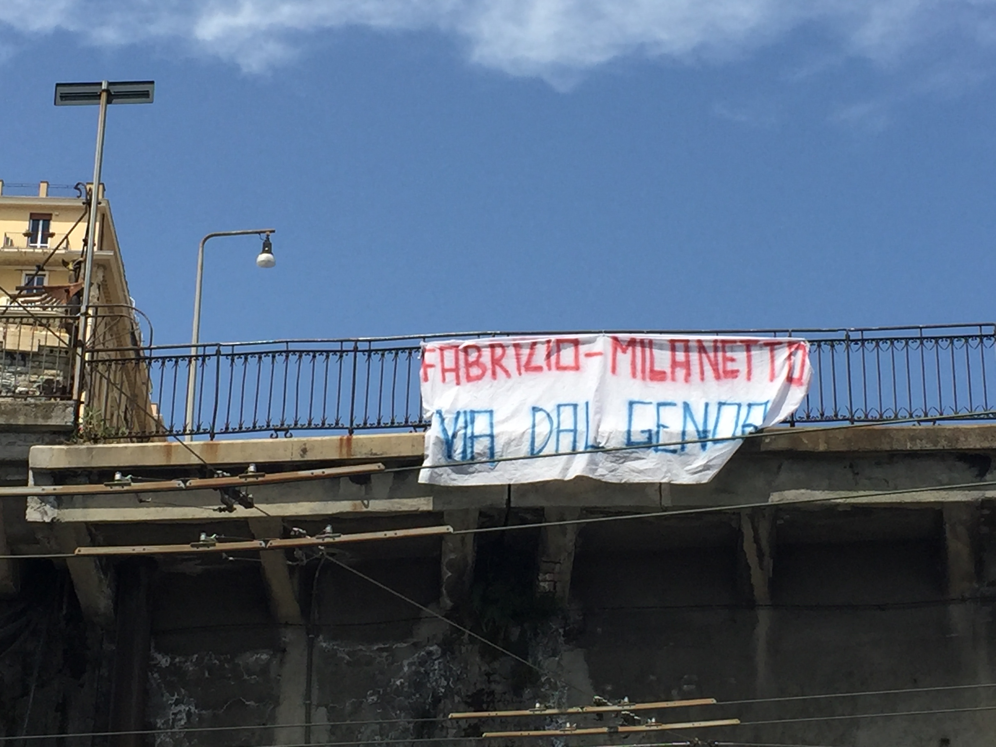 Dopo l'addio a Gasperini gli striscioni: 