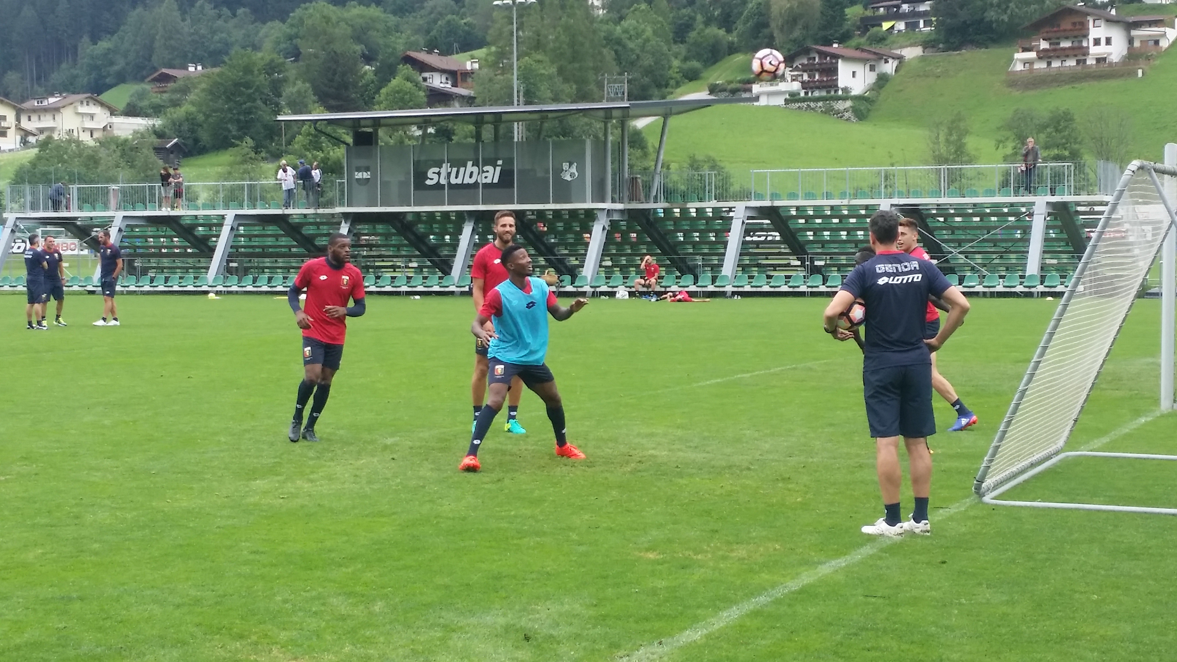 Genoa, la squadra di Juric pronta a scendere in campo contro il Sudtirol 