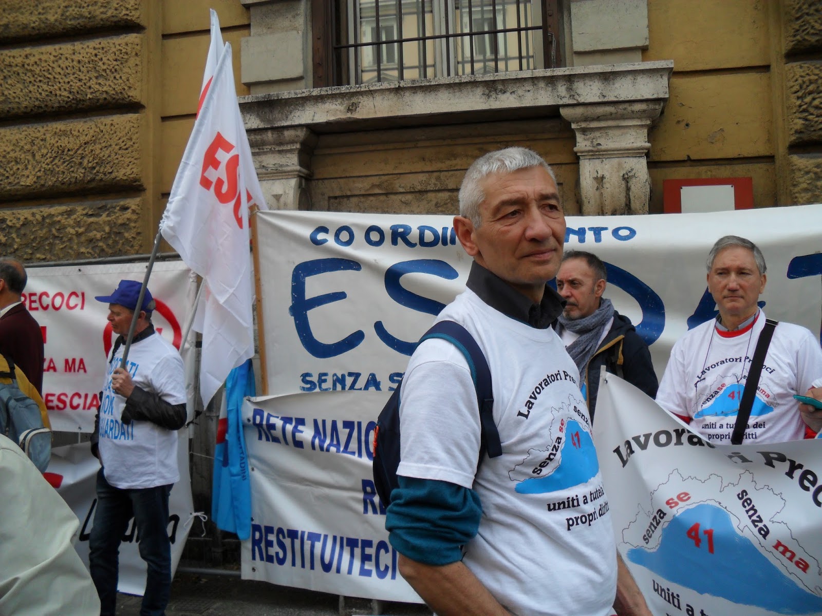 I lavoratori precoci contro la legge Fornero: 