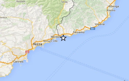 Scossa di terremoto nell'imperiese, decine di chiamate ai pompieri 