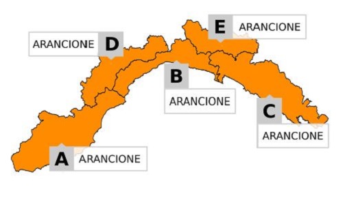 Allerta Arancione dalle 24 in Liguria: la perturbazione arriva dalla Francia