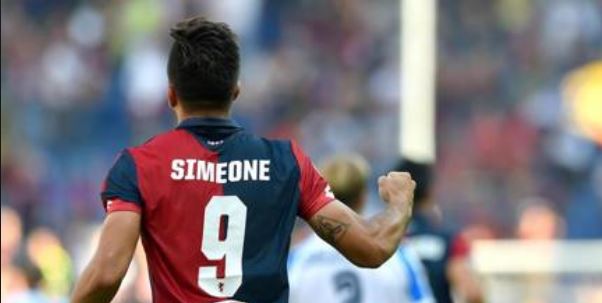 Simeone gol, ma il Genoa resta in 9. Col Pescara finisce 1-1