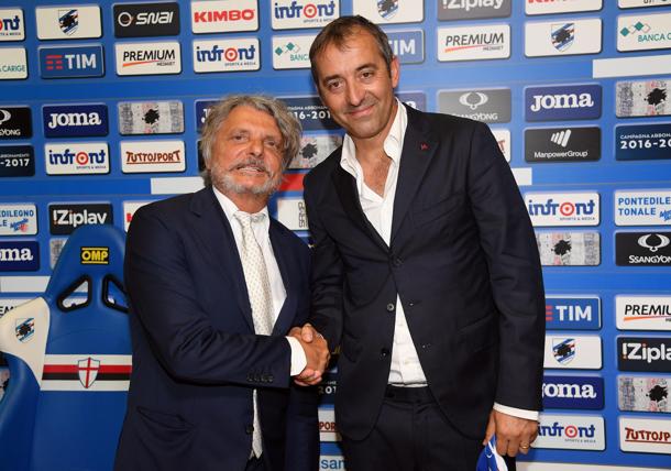 Sampdoria, faccia a faccia tra Ferrero e Giampaolo