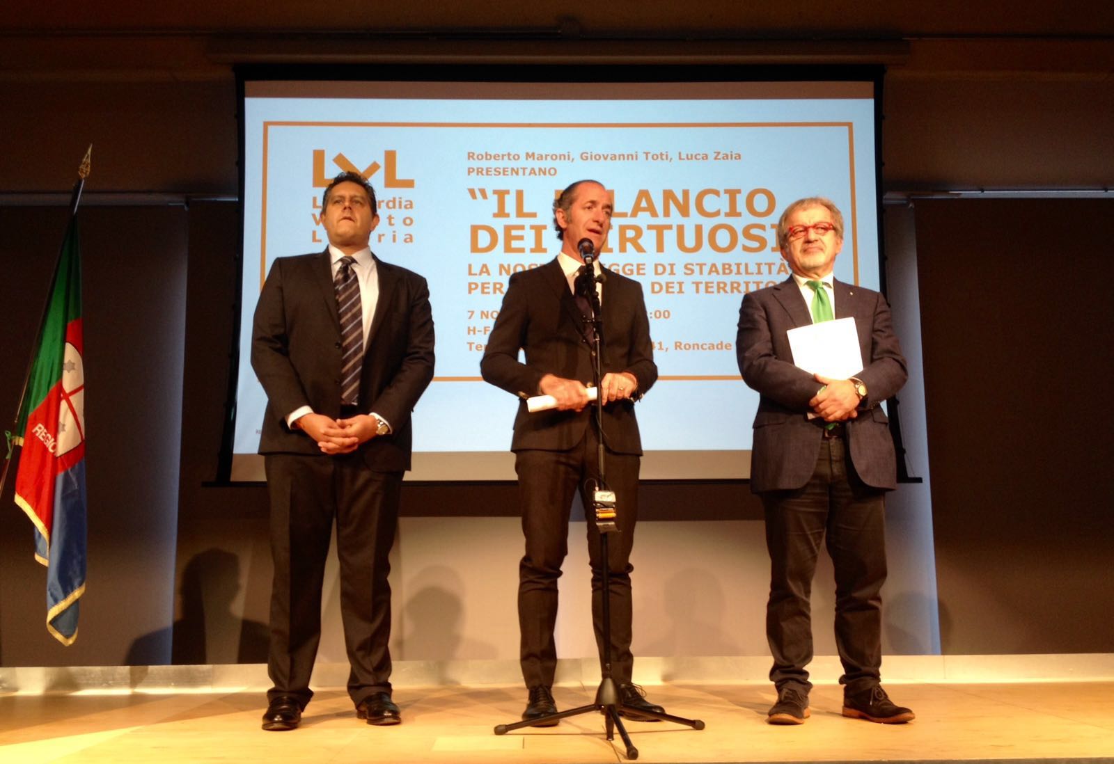 Trilaterale Toti-Maroni-Zaia: 