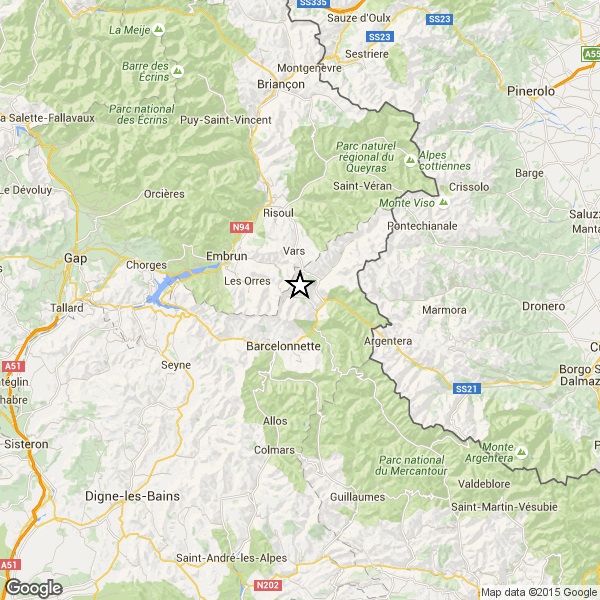 Scossa di terremoto al confine con la Francia, avvertito nel Ponente 