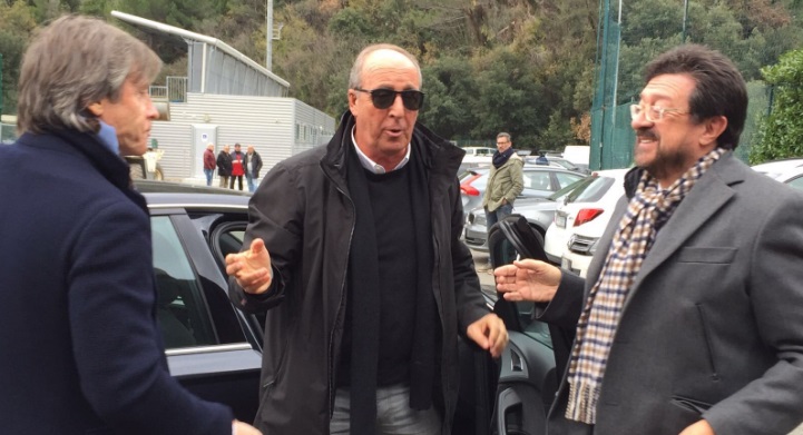 La Sampdoria si allena sotto gli occhi di mister Ventura
