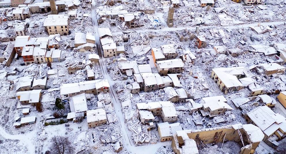 Gelo e terremoto in Centro Italia, la Regione apre un conto corrente