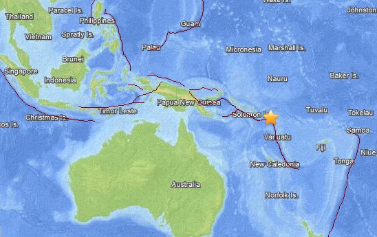 Terremoto: scossa di magnitudo 8 alle Salomone, rischio tsunami