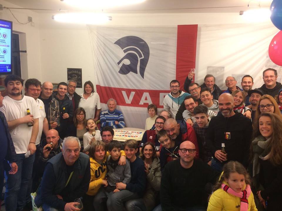 Giovedì grande festa del Genoa Club Varazze intitolato a Gerolamo Craviotto 