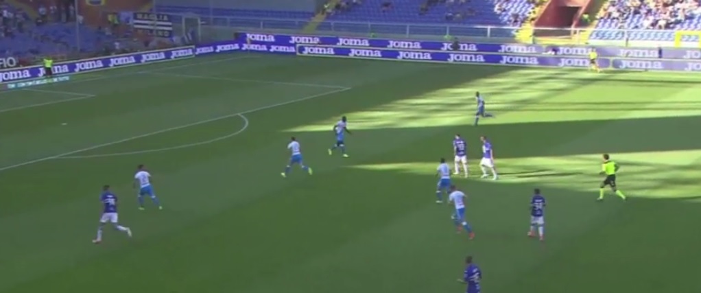 Sampdoria, 15mila euro di multa per i cori contro i tifosi del Napoli 