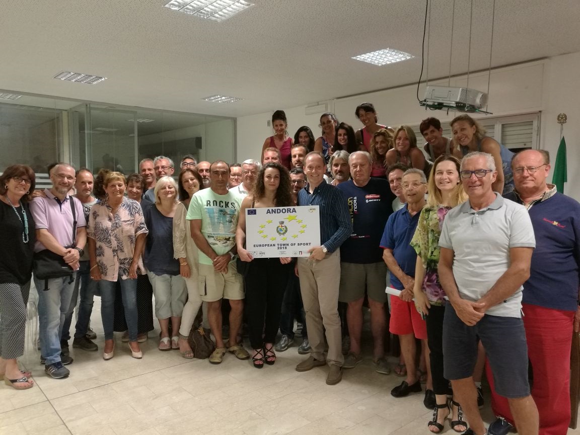 Andora festeggia, è il comune Europeo dello Sport 2018 