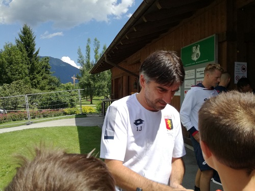 Genoa, Juric sorride dopo i tre gol all'Hoffenheim: 