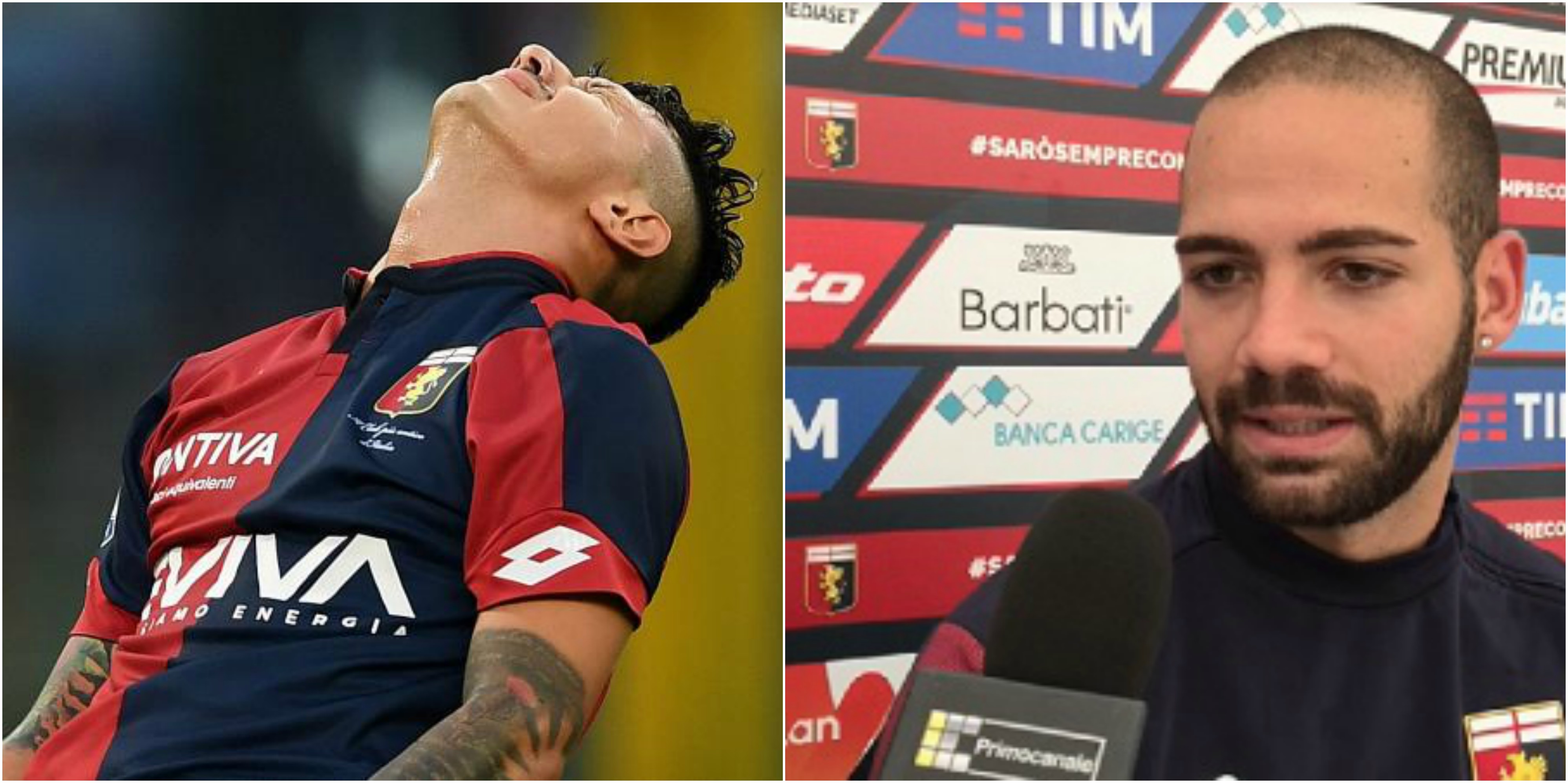 Genoa, per Lapadula infortunio meno grave ma stop di 45 giorni