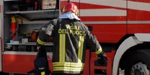 Incendio boschivo in Val d'Aveto:  sul posto i vigili del fuoco